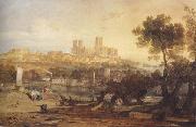 Joseph Mallord William Turner Lincoin from the Brayford (mk47) oil painting